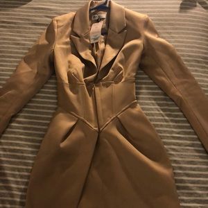 House of CB Gold Corset Blazer Dress